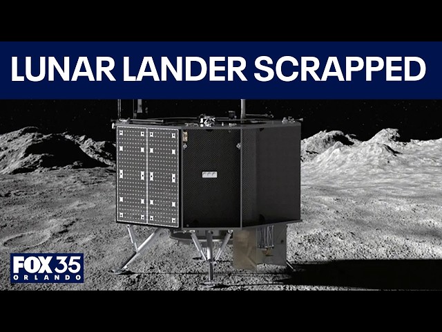 NASA cancels $73 million moon lander mission contract