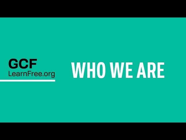 GCFLearnFree.org - Who We Are