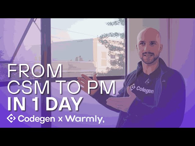 Turning CSM's into PM's using AI (feat Warmly, & Codegen)