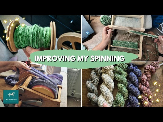 Can I actually get better at this? // And what do I do with my handspun wool? 🤸🏼