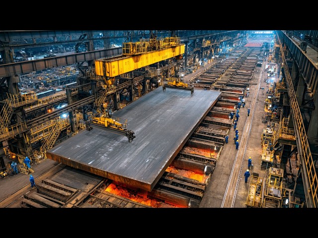 Inside The World's Leading Steel Mill. Mass Production Process& Industrial Manufacturing Documentary