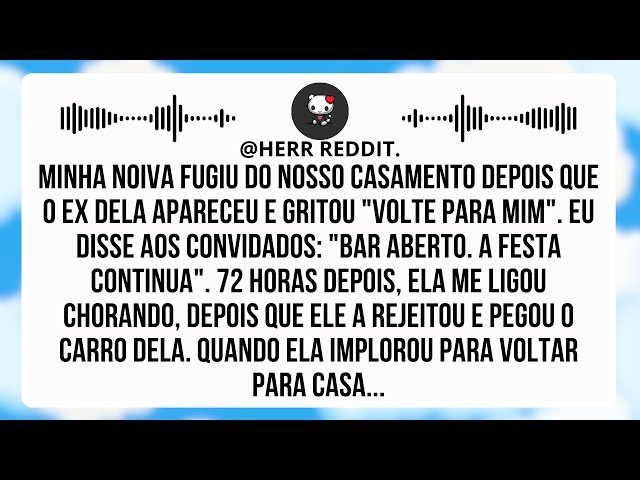Minha Noiva Fugiu Do Nosso Casamento Quando O Ex Invadiu Gritando: Volta Pra Mim!