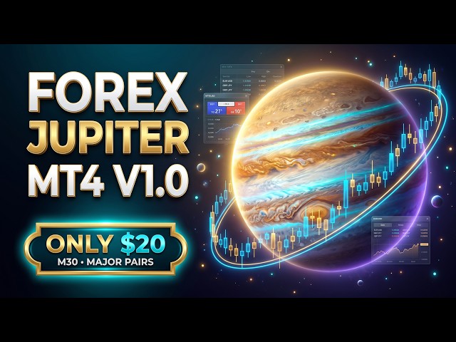 Forex Jupiter + Manager MT4 V1.0 Review | $298 EA for Just $20 🔥