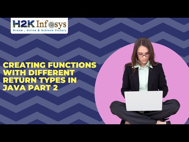 Creating Functions With Different Return Types In JAVA Part 2 | Functions With Examples In JAVA