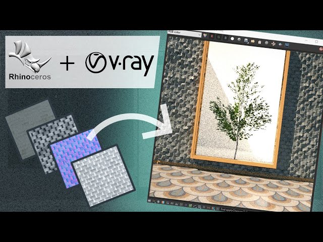 Material Creation - V-Ray for Rhino - PBR Materials