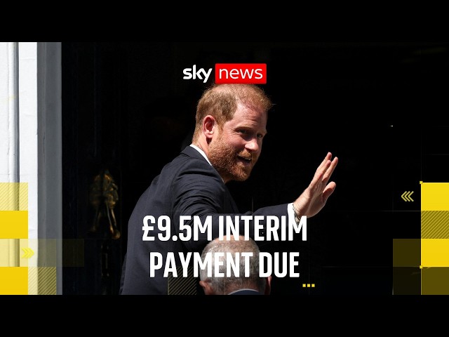 Prince Harry, Elton John and others to pay initial £9.5m legal costs to the Daily Mail's publishers