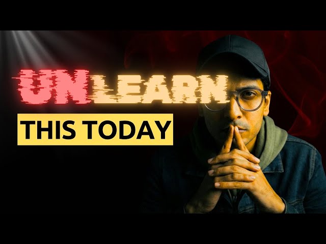 Unlearn these habits to get ahead of 90% of people in AI