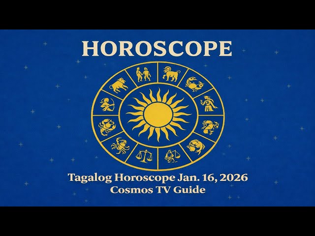 Horoscope for today January 16,2026  Daily Horoscope Gabay kapalaran Daily Astrology #tagalogzodiac