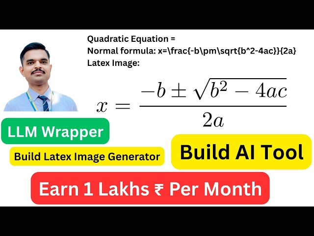 How to Build & Sell AI Tools — $1000/Month LaTeX Formula Generator Tutorial