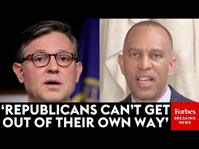'They've Made Life Worse': Hakeem Jeffries Swipes At Johnson Over Cancelled House Votes