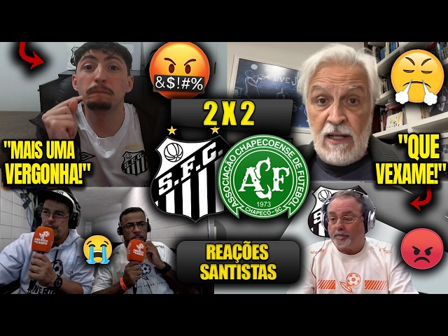 SANTOS FANS REACT - SANTOS 2-2 CHAPECOENSE - BRASILEIRÃO 2026 - REACTION TO THE SHAME AND THE REL...