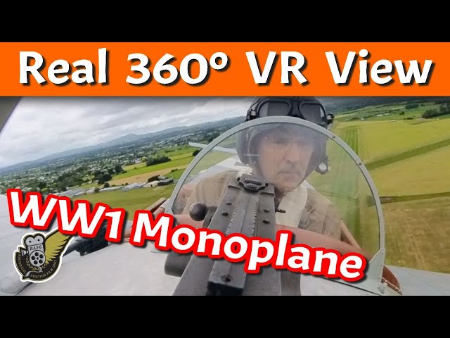 Experience WW1-era Flight: 360 VR Flight in a Fokker Eindecker monoplane