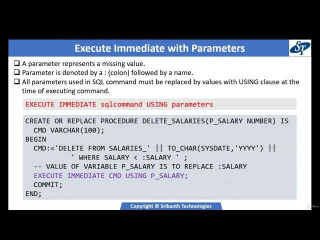 028 Collections and Dynamic SQL