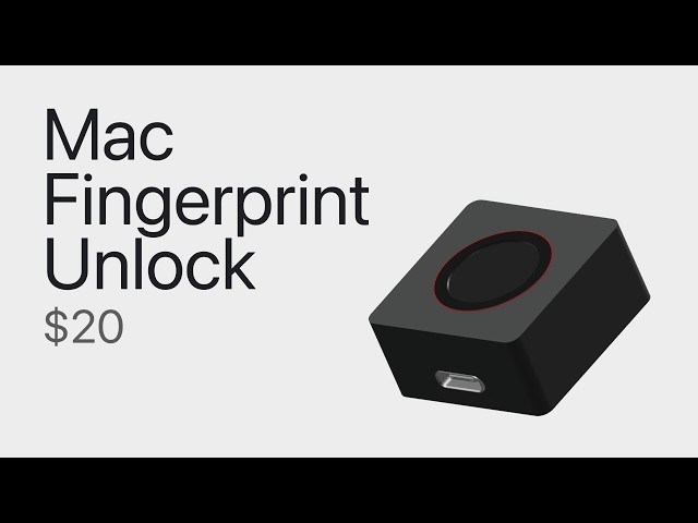 I built the device that Apple wouldn't (Desktop Touch ID)