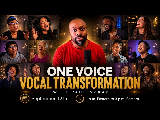 The ONEVOICE Vocal Transformation Program September 12th 2026