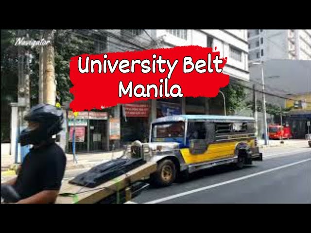 University Belt of Manila ( virtual / walking tour )