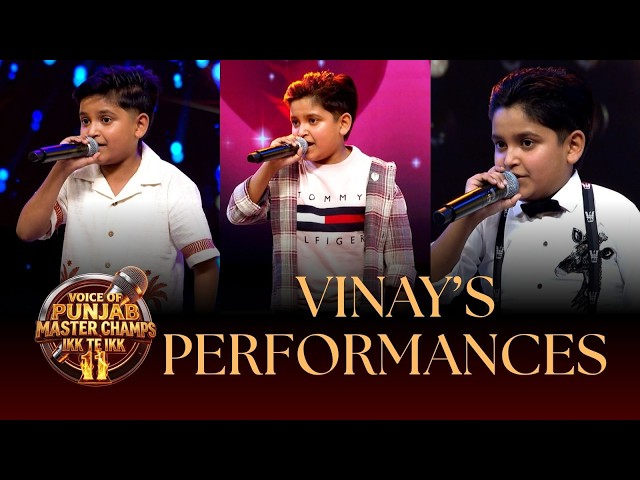 Vinay Kumar's Best Performances That Stole Every Heart | Voice of Punjab Master Champs Ikk te Ikk 11