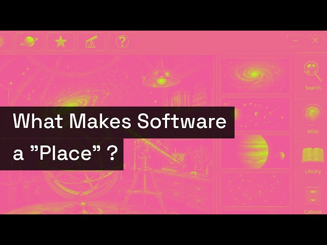 What Makes Software a "Place"?