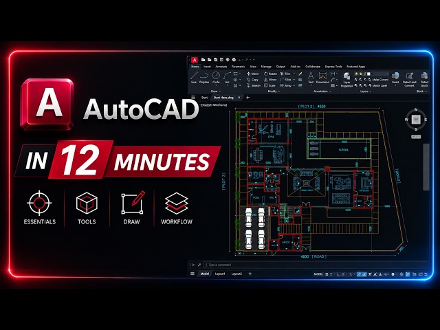 AutoCAD 2027 Tutorial for Beginners (Step-by-Step)