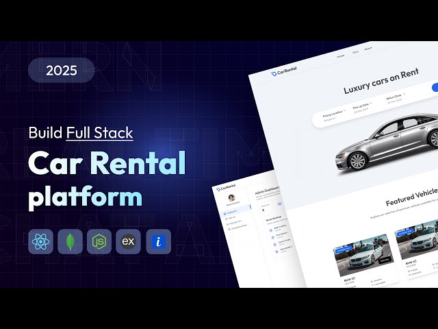 Build and Deploy a Full Stack Car Rental Booking App using React js & ImageKit | MERN Stack Project
