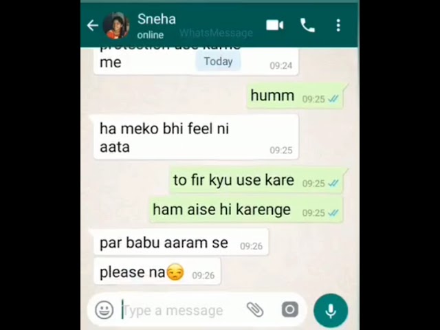 Romantic WhatsApp Chatting With My Cute Girl Sneha 🫶😘