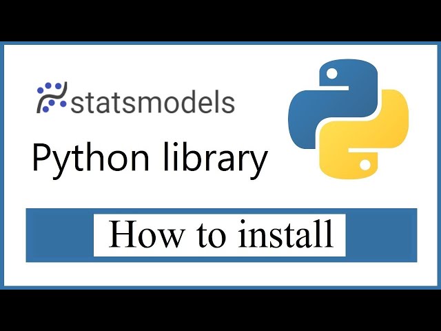 How to install statsmodels Python library (2022) | Amit Thinks