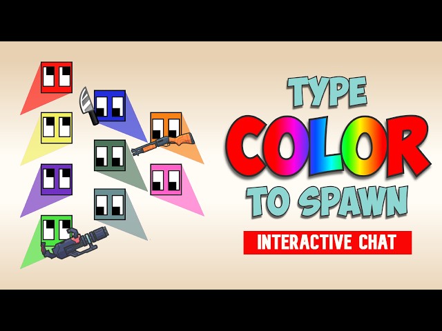 INTERACTIVE LIVE STREAM! - Type Color or Country to Spawn! 🟨🟥🟩🟦 11.08.2026
