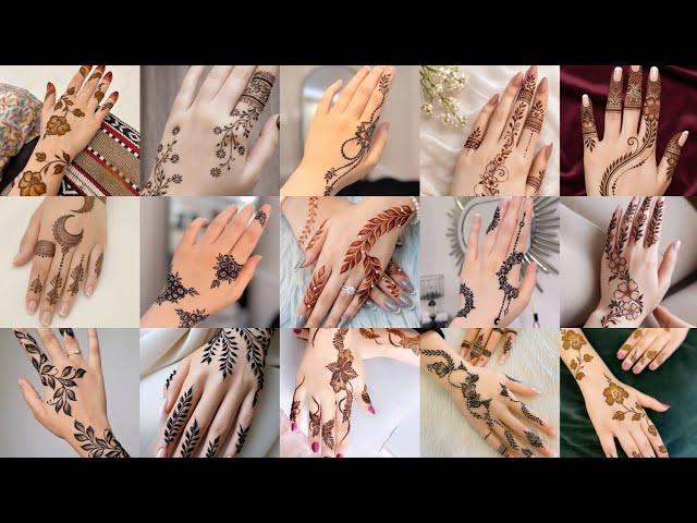 Easy Back Hand Mehndi Designs for 2026 || Simple Back Hand Mehandi Dejain || Mahadir Dijain