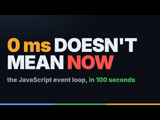Why setTimeout(fn, 0) Runs Last — The JavaScript Event Loop
