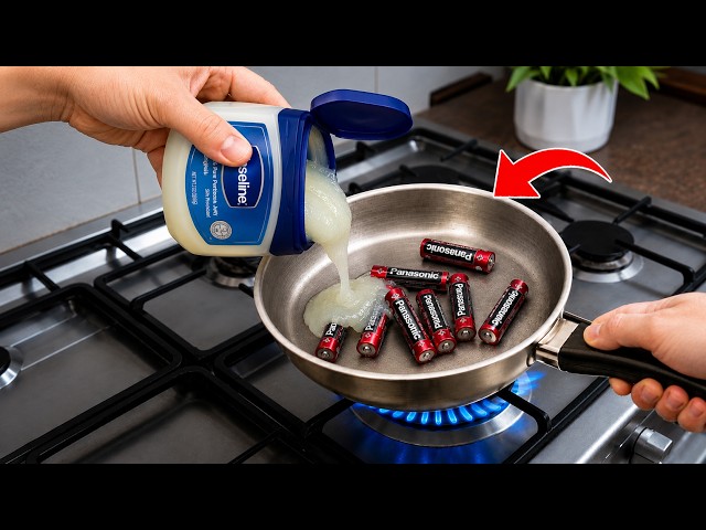 Boil Vaseline and AA batteries! What Happens Will Shock You!