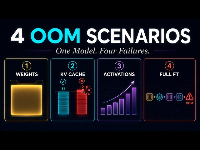 Why LLMs Run Out of GPU Memory | CUDA OOM Explained