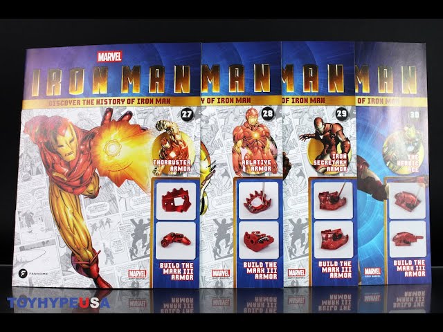 FanHome – Iron Man Partwork Build Up Model Subscription Box #8 Review
