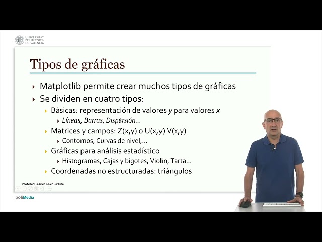 Matplotlib: Chart Types | 39/77 | UPV