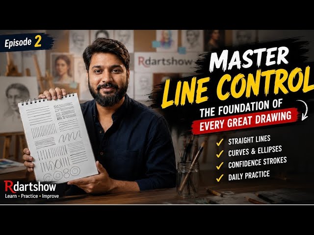 Master Line Control | The Foundation of Every Great Drawing | Episode 2 | Art Education Series
