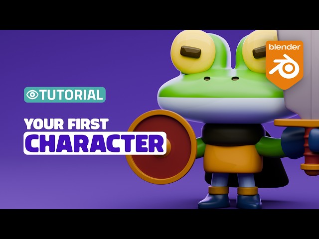 🔥 Modeling Your First Character In Blender | Beginner's Guide