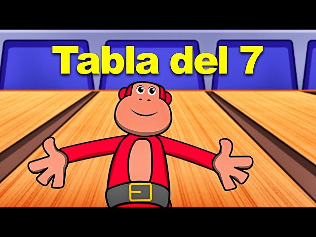 Aprende La Tabla del 7 con El Mono Sílabo. Tablas de Multiplicar. Video Educativo