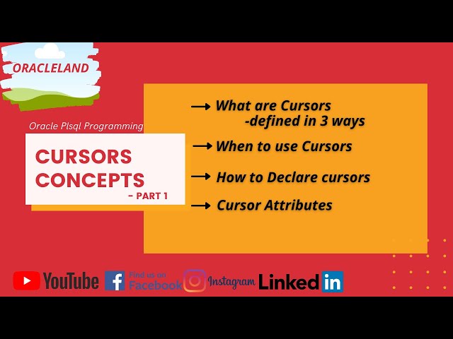 Oracle PL/SQL Tutorial For Beginners | Cursors in Oracle - Part 1 | Cursor Attributes