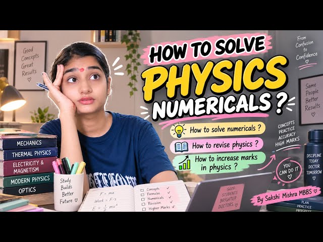 Physics numerical solving and revision ✨🩵....|| How to tackle physics 