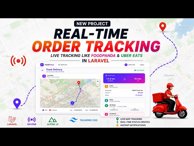 Real-Time Order Tracking System with Laravel, Reverb & Alpine.js