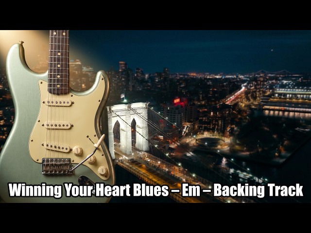 Romantic Blues Backing Track in E Minor | Emotional Guitar Jam – Winning Your Heart Blues