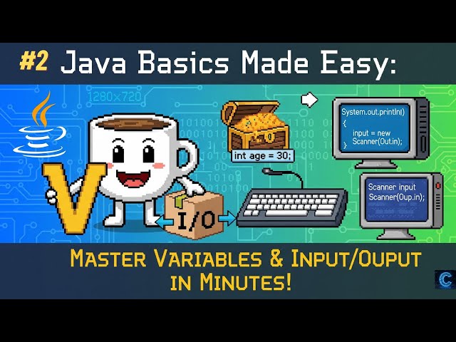 Java Basics Made Easy: Master Variables & Input/Output in Minutes! part 2