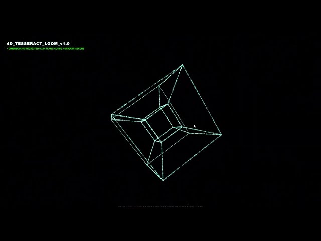 How to Code a 4D Tesseract Perspective Projection in Three.js & JavaScript | Hypercube Tutorial