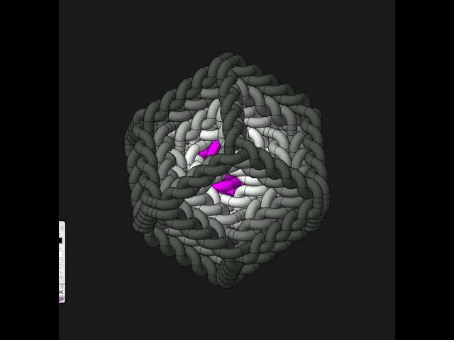 Fullerian Loop rhom. dodecahedrons nesting