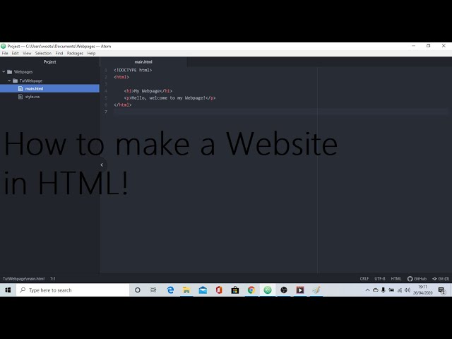 How to make a Website! | Part 2 - Basic CSS and Importing it to our HTML