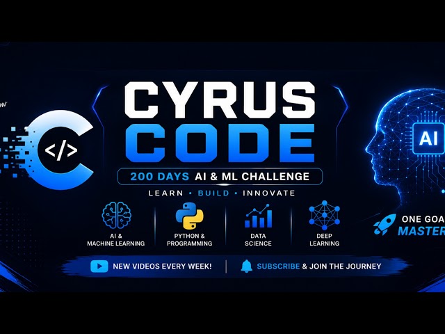 🔴 LIVE: Learning AI & ML From Scratch | 200 Days AI/ML Challenge 🚀