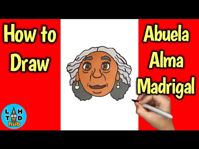 How to Draw Abuela Alma Madrigal | Encanto Art Lesson
