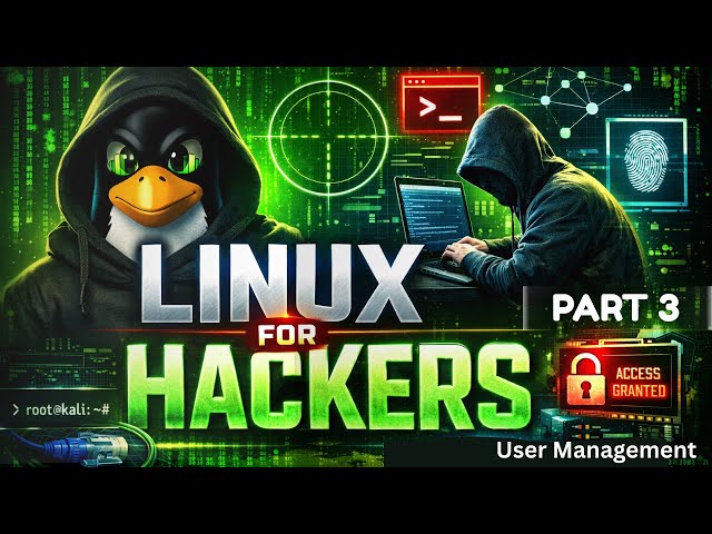Linux For Hackers #3 - Creating Users & Groups