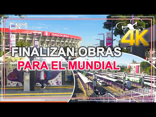 Construction Finished at Estadio Azteca-CETRAM Huipulco for the 2026 World Cup