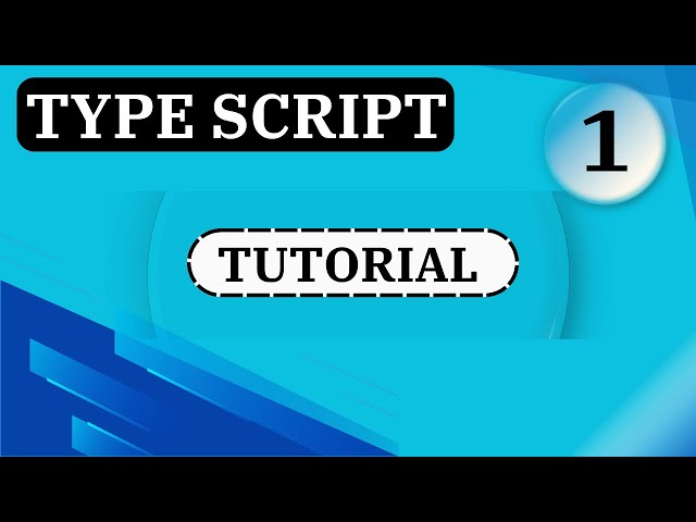 Introduction to Typescript | Typescript Tutorial for beginners