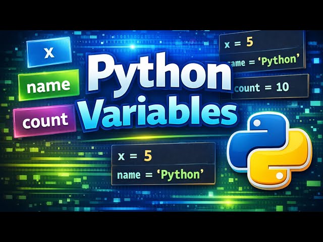 Python Variables FULL Tutorial 🚀 | From Zero to Pro🔥| Never miss video